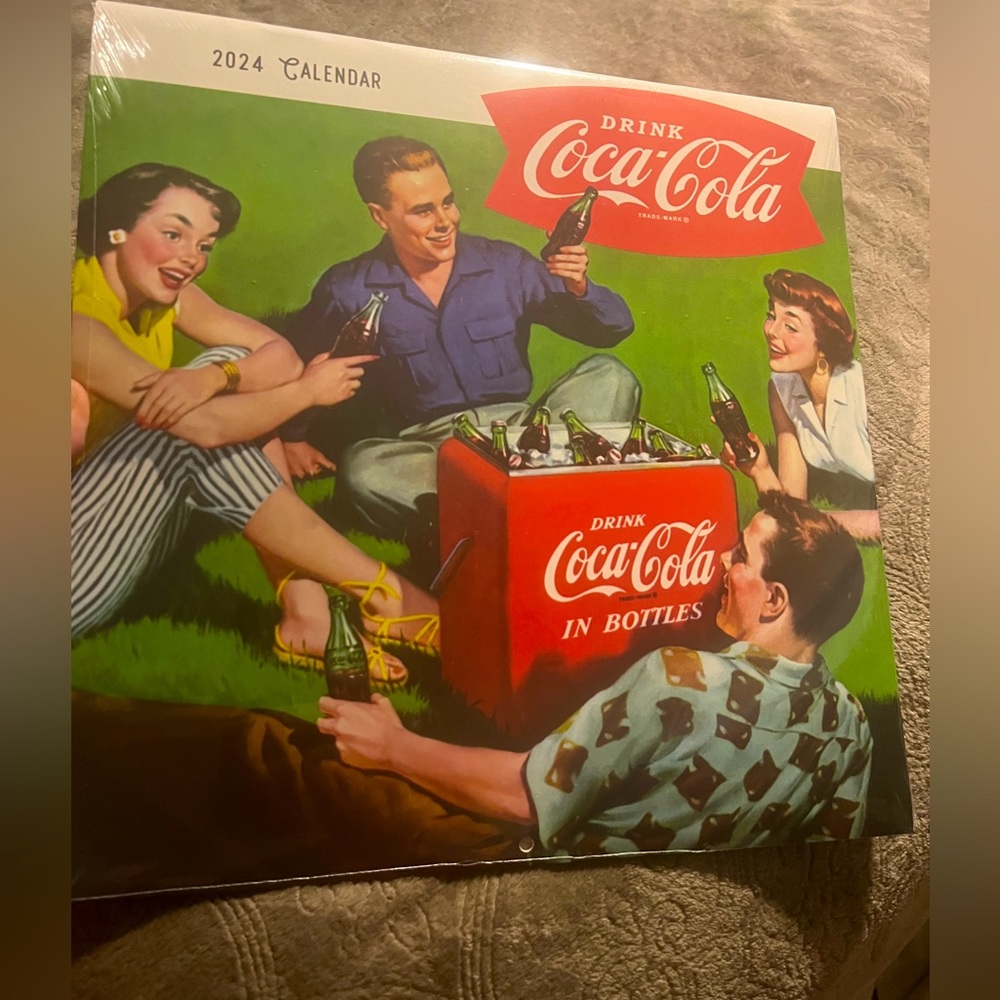 Coca Cola 2024 Wall Collectors Calendar. New